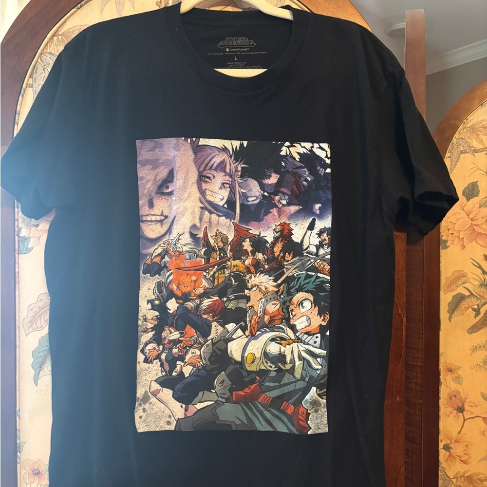 My Hero Academia Graphic Black T-Shirt